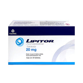 LIPITOR 20MG C 30 TAB AORVASTATINA