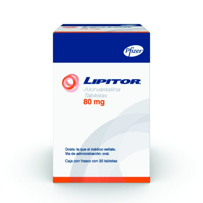 LIPITOR 80MG C 30 TAB ATORVASTATINA