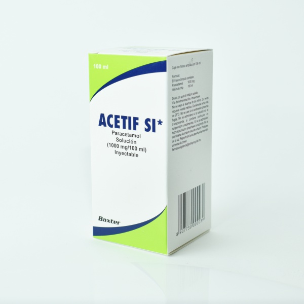 ACETIF SI O AMP 1000mg/100ml PARACETAMOL NV
