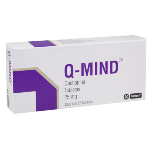 QMIND 25MG  C 28 CAP QUETIAPINA