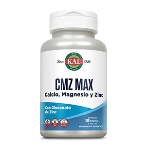CMZ MAX C 100 TAB C GLUCONATO DE ZINC KAL SUPLE ALIMEN