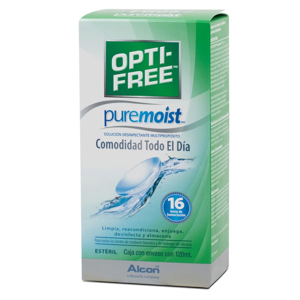 OPTIFREE PUREMOIST SOL DESINFEC MULTIPROPOS 120ML