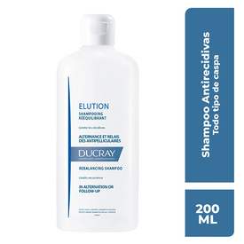 ELUTION SHAMPOO ANTICASPA 200ML DUCRAY