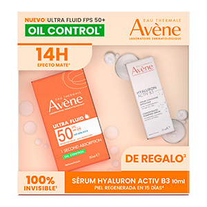 AVENE BLOQ ULTRA FLUIDO OIL CONTROLHYALURON B3 SERUM KIT