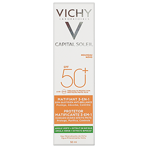 CAPITAL SOLEIL PROTECTOR MATIFICANTE 3 EN 1 50ML