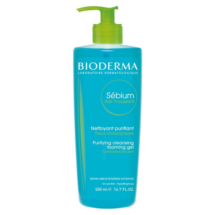 SEBIUM GEL MOUSSANT AZUL 500ML BIODERMA