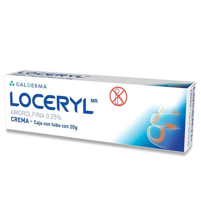 LOCERYL CREMA 0.25 20G