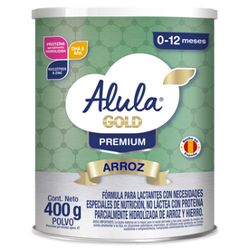 ALULA GOLD PREMIUM ARROZ POLVO 0-12 MESES 400G