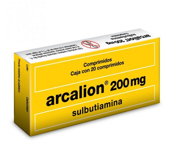 ARCALION  200MG C 20 TAB SULBUTIAMINA