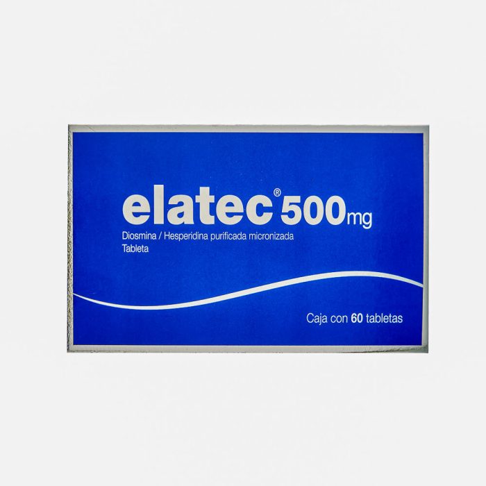 ELATEC 500MG C 60 TAB DIOSMINA/HESPERIDONA