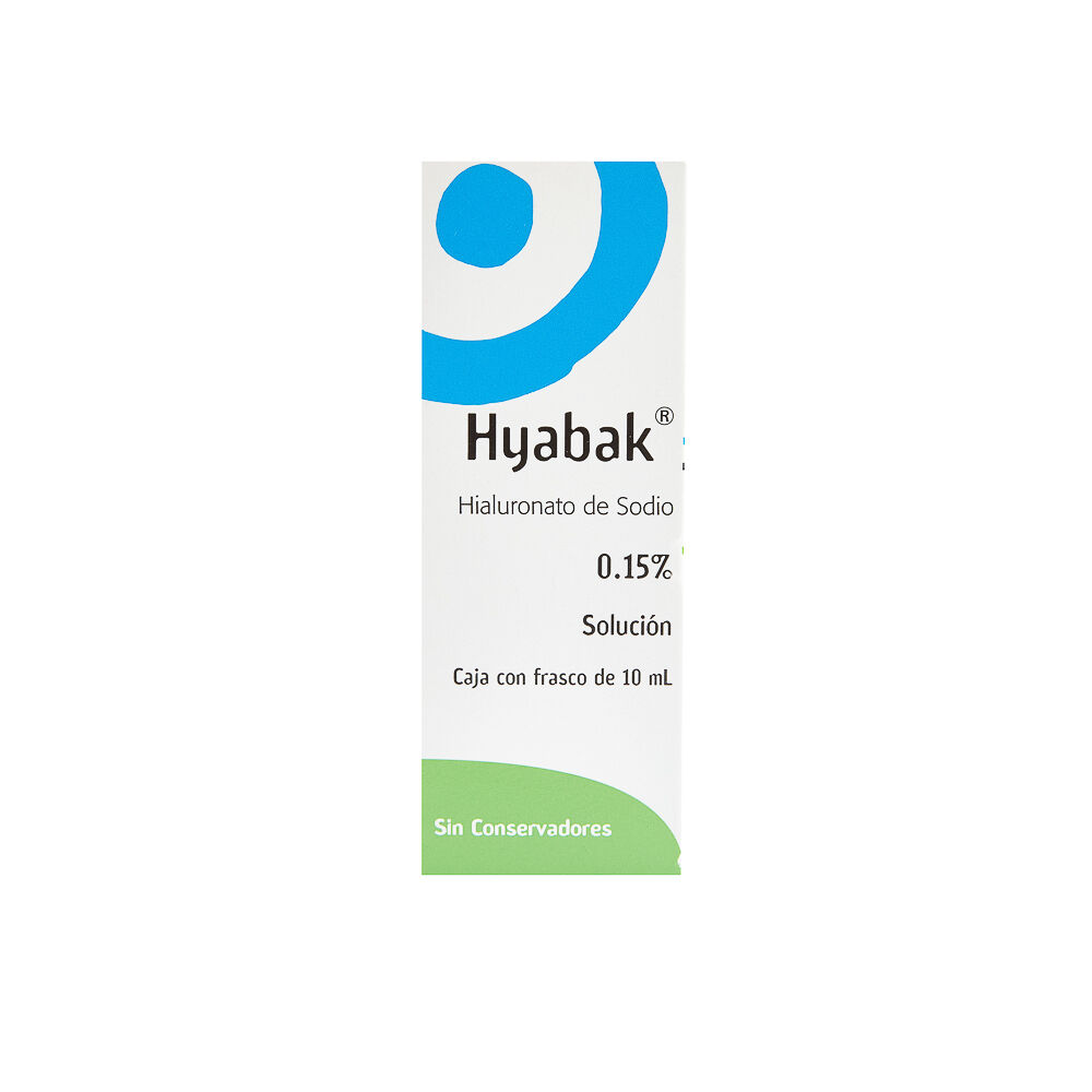HYABAK 0.15 SOL OFT 10ML HIALURONATO DE SODIO