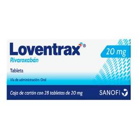 LOVENTRAX 20MG C 28 TAB RIVAROXABAN