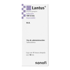 LANTUS 100U/ML SOL INY FA 10ML INSULINA GLARGINA (R)