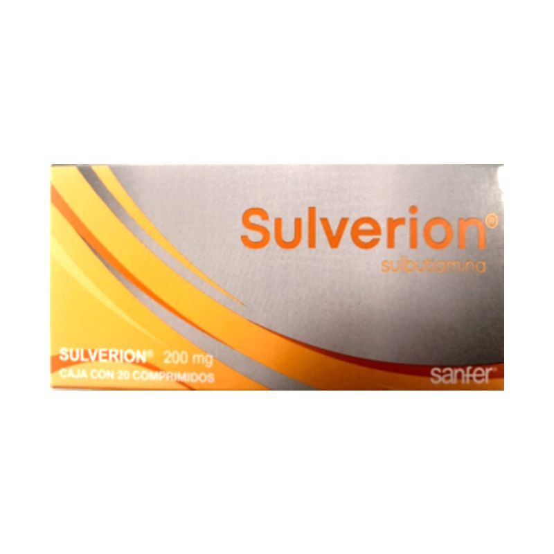 SULVERION 200MG C 20 TAB SULBUTIAMINA