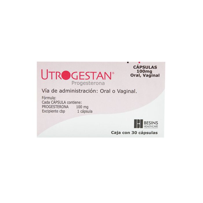 UTROGESTAN 100MG C 30 PERLAS PROGESTERONA