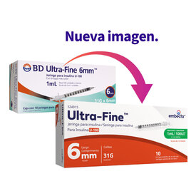 JERINGA PINSUL ULTRA-FINE U-100 6MM31G 1ML100UI C 10PZ EMBECTA