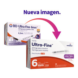 JERINGA PINSUL ULTRA-FINE U-100 6MM X 31G 0.3ML C 30PZ