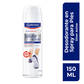 CURITAS DESOD PIES SILVER SPRAY 150ML
