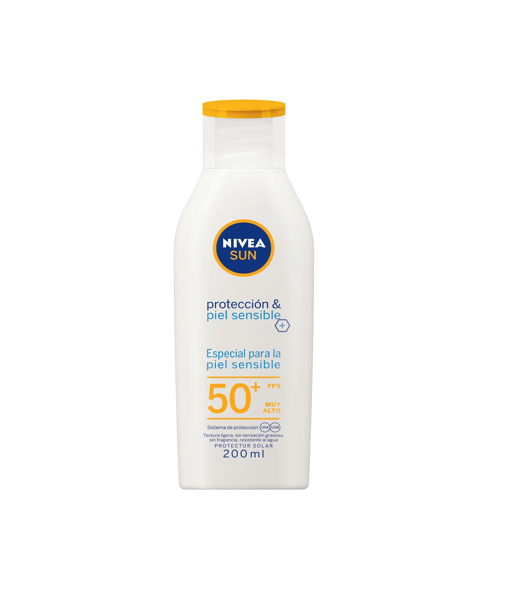 NIVEA SUN PIEL SENSIBLE PROT FPS50 200ML