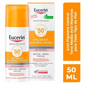 EUCERIN PROTEC SOLAR PIGMENT CONTROL TINTED GEL-CREAM 50ML