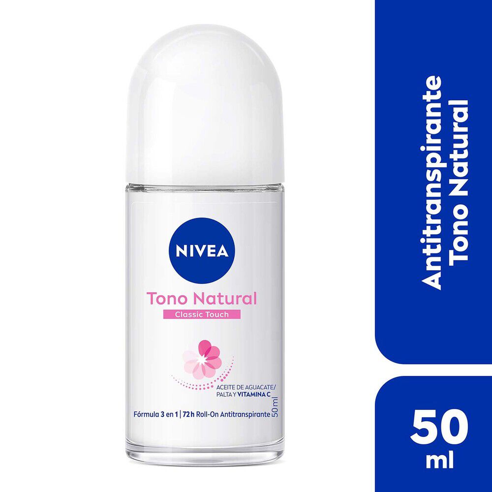 NIVEA DESOD TONO NATURAL CLASSIC TOUCH 50ML
