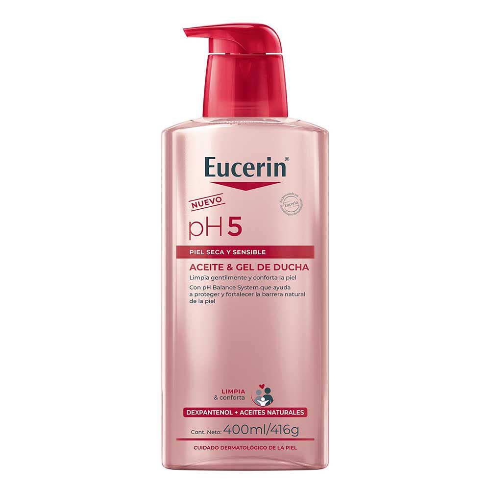 EUCERIN ACEITE Y GEL DUCHA PIEL SECA Y SENSIB 400ML