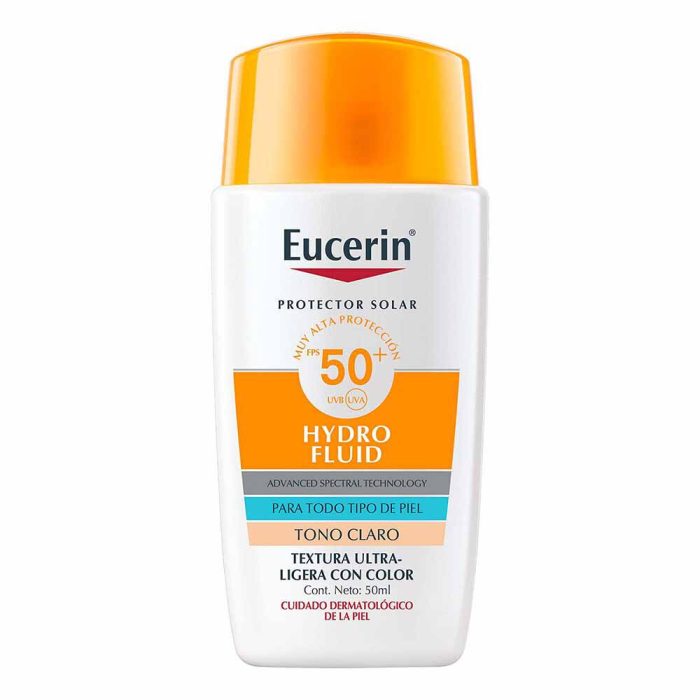 EUCERIN PROTECTOR SOLAR HYDRO FLUID TONO CLARO FPS 50