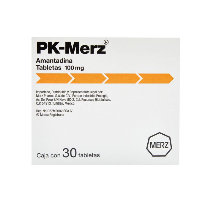 PKMERZ 100MG C 30 TAB AMANTADINA