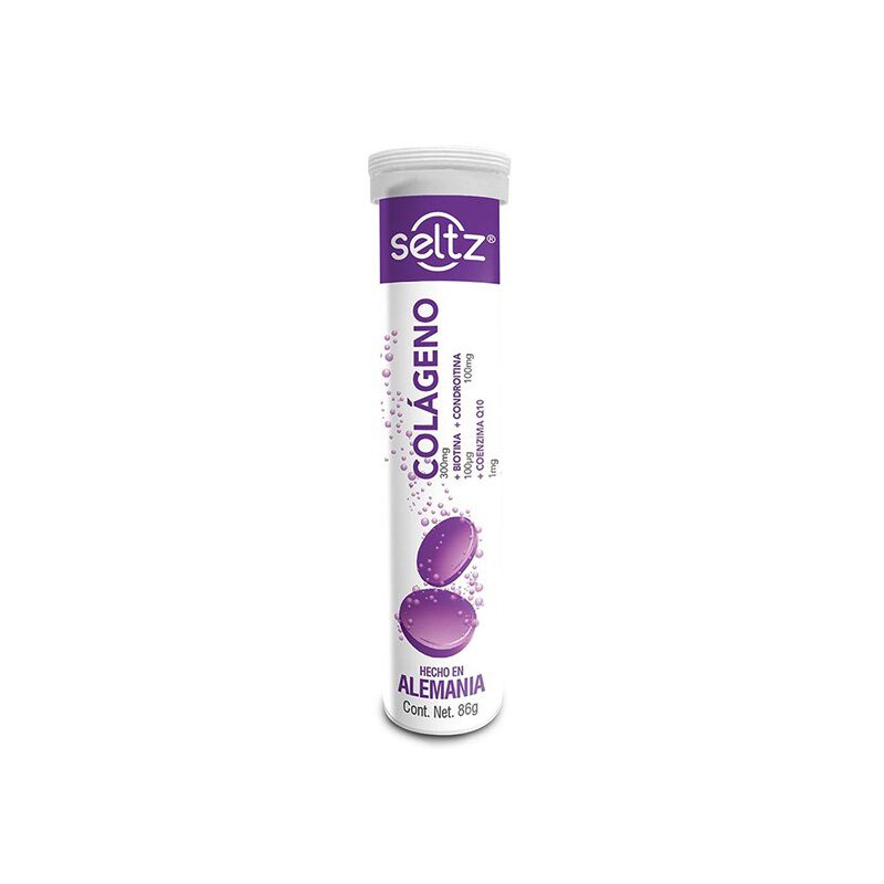 SELTZ COLAGENO SAB MORA AZUL C 20 TAB SUPL ALIM