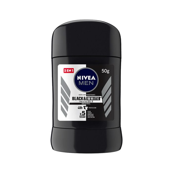 NIVEA DESOD MEN INVISIBLE BLACK & WHIT 48H 50G