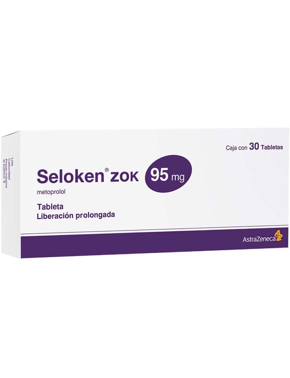 SELOKEN ZOK LP 95MG C 30 TAB