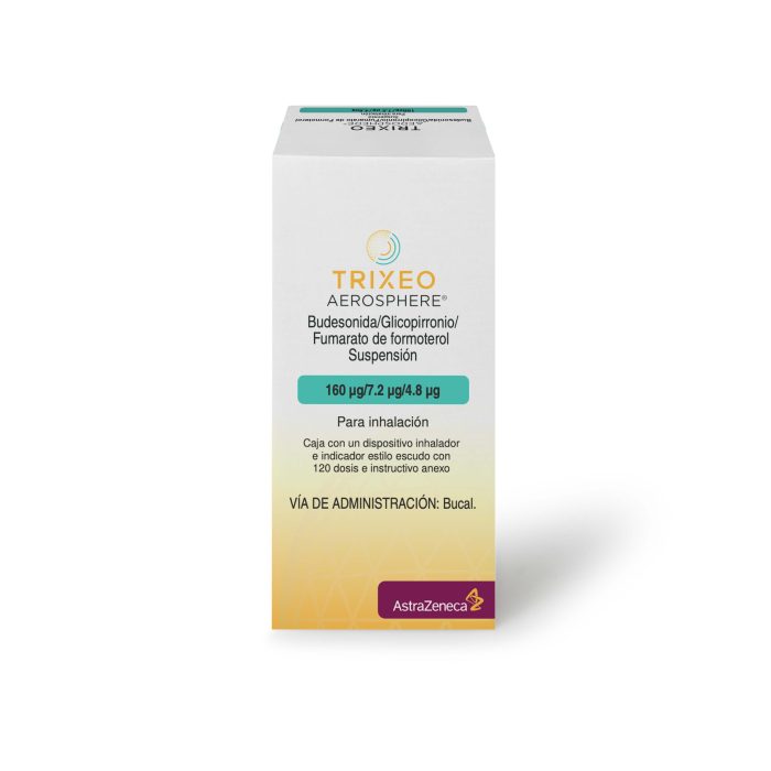 TRIXEO AEROSPHERE 160UG/7.2UG/4.8UG INHALADOR 120 DOSIS