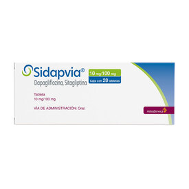 SIDAPVIA 10100MG C 28 TAB DAPAGLIFLOZINASITAGLIPTINA