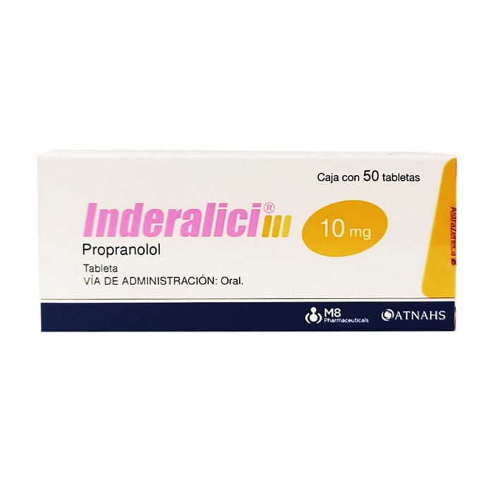 INDERALICI 10MG C 50 TAB PROPRANOLOL