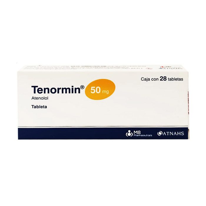 TENORMIN  50MG C 28 TAB ATENOLOL