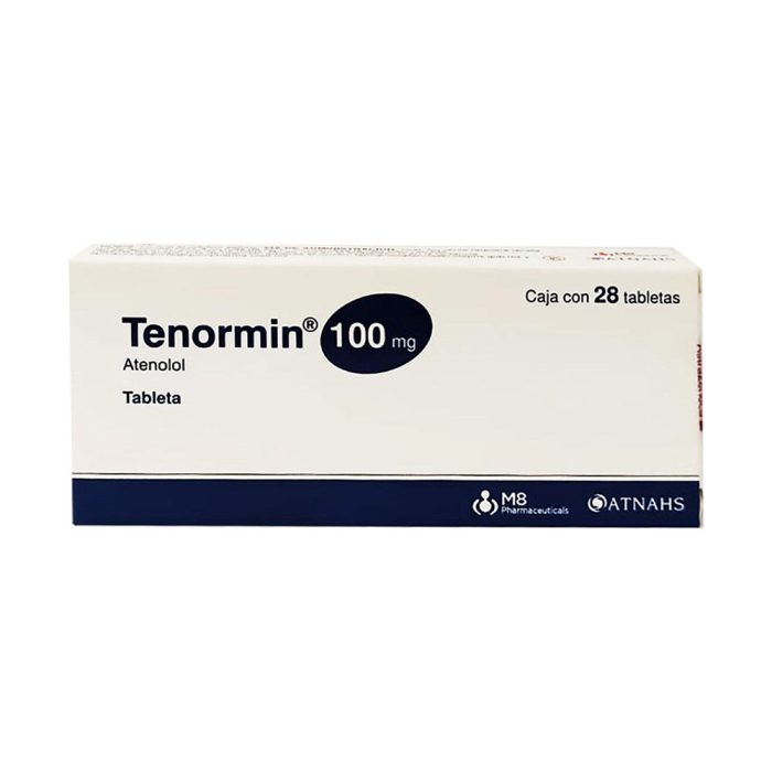 TENORMIN  100MG C 28 TAB ATENOLOL