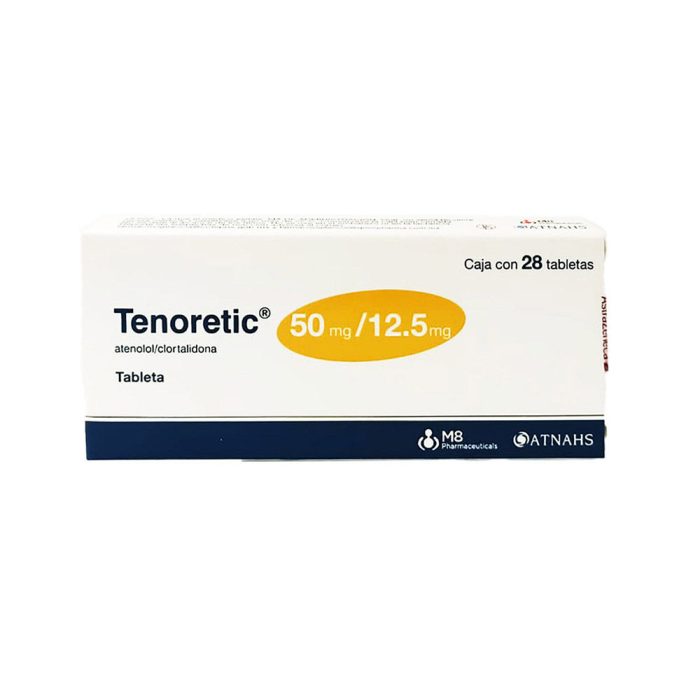TENORETIC 50/12.5MG C 28 TAB ATENOLOL/CLORTALIDONA