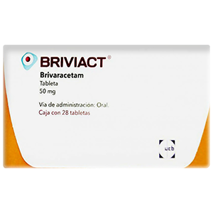 BRIVIACT 50MG C 28 TAB BRIVARACETAM