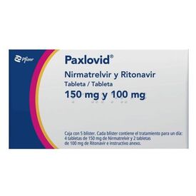PAXLOVID 150100MG C 5 BLISTER C 4 Y 2 TAB P.S.