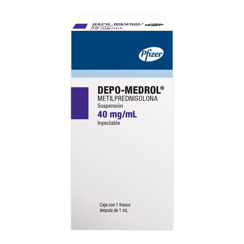 DEPO MEDROL INY 40MG/ML FA 1ML METILPREDNISOLONA