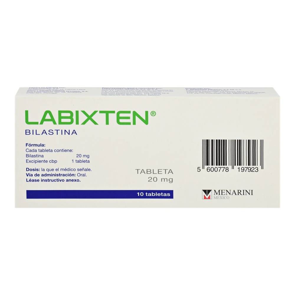 LABIXTEN 20MG C 10 TAB BILASTINA