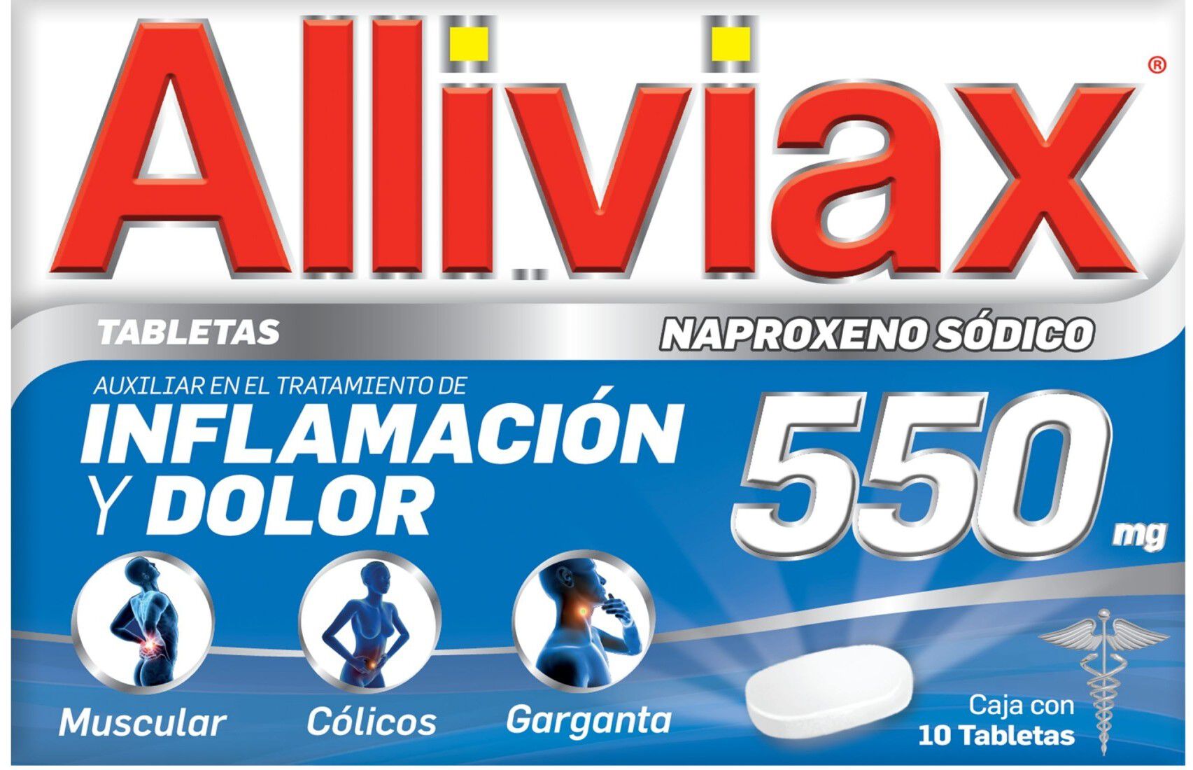 ALLIVIAX 550MG C 10 TAB