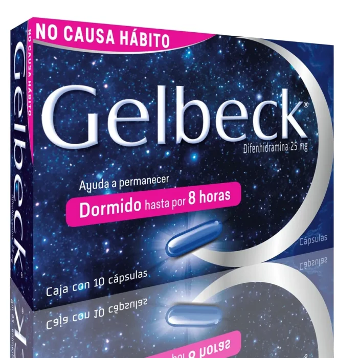 GELBECK  25MG C 10