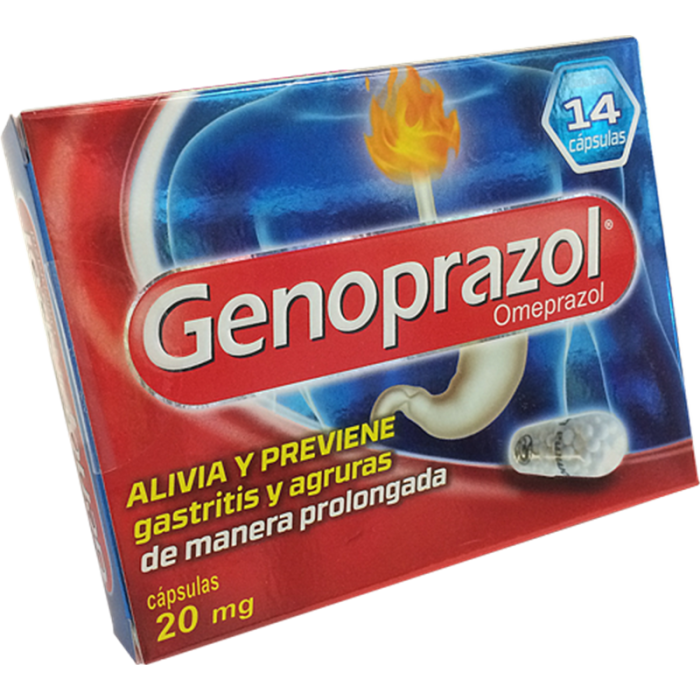 GENOPRAZOL 20MG C 14 CAP OMEPRAZOL