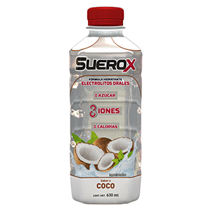 SUEROX 8 IONES ADULTO COCO 630ML