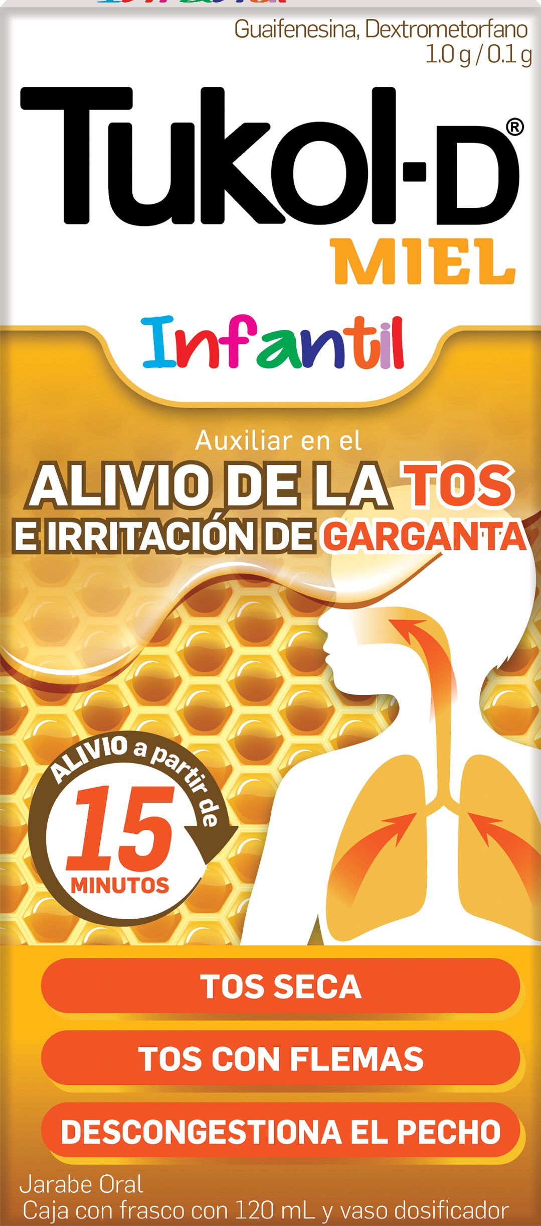 TUKOL D MIEL INFANTIL JBE 120ML