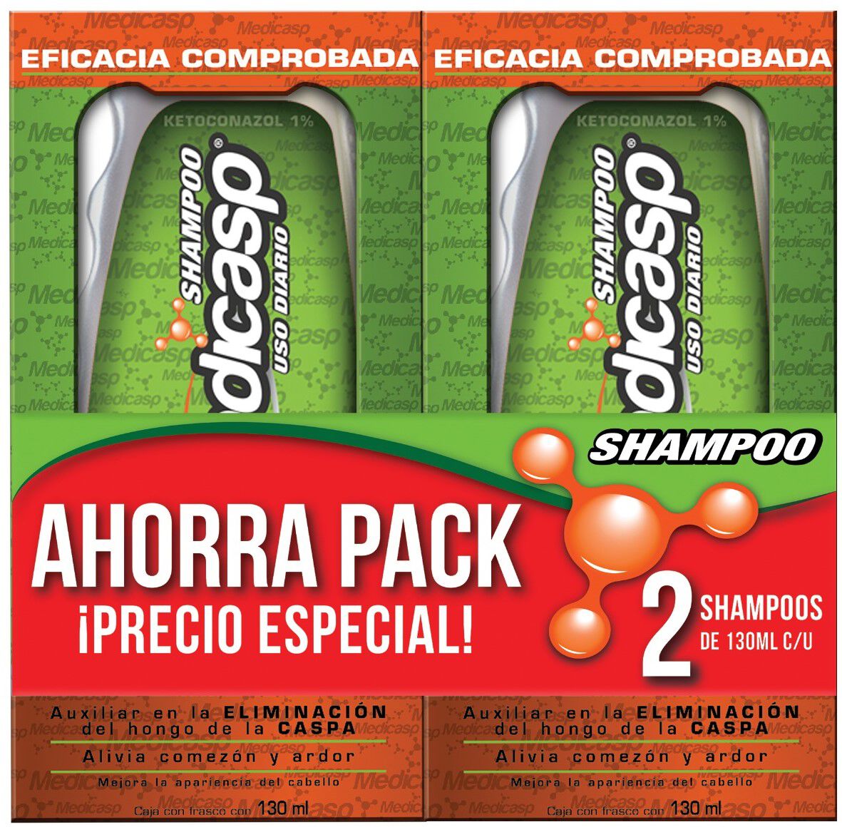 MEDICASP SHAMPOO DUO 130ML ANTICASPA