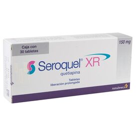 SEROQUEL XR 150MG LP C 30 TAB QUETIAPINA NV