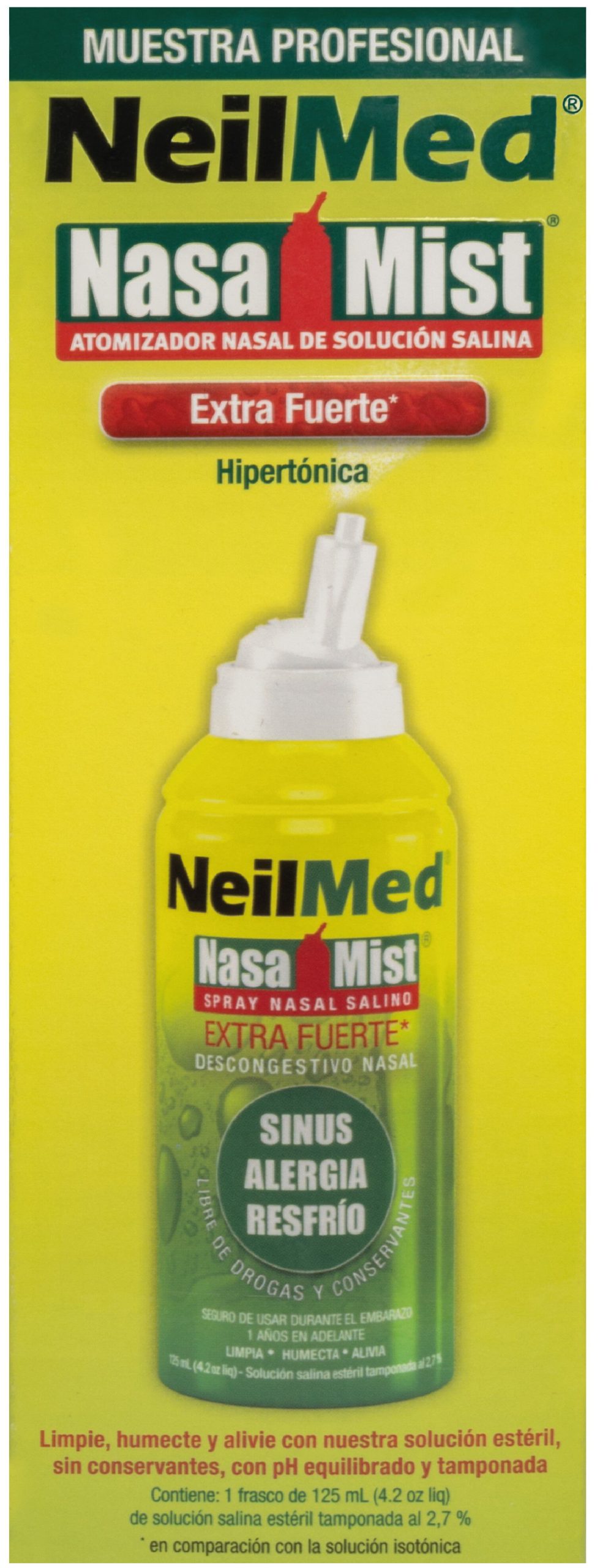 NEILMED NASA MIST EXT FUERTE SOL 125ML