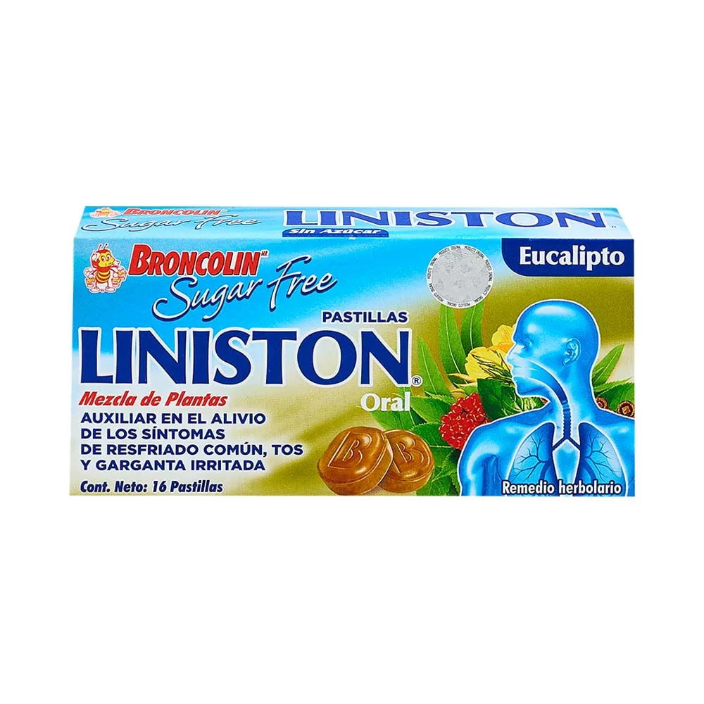 LINISTON SUGAR FREE SAB EUCALIPTO C 16 PAST